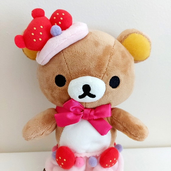 Limited Rilakkuma Fukuoka Anniversary Cake Plush Japan - Picture 4 of 6